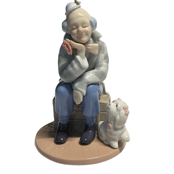 PS Design 2002 " Clown With Dog " Porcelain Detailed Figure EUC - Picture 6 of 10